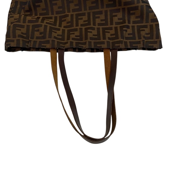 Fendi Tote Bag – Classic Zucca Logo Tote - Vintage - Authentic - Shopper Tote - Picture 11 of 15